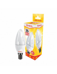 Светодиодная LED лампа свіча 6w 220В E14 3000К Sokol