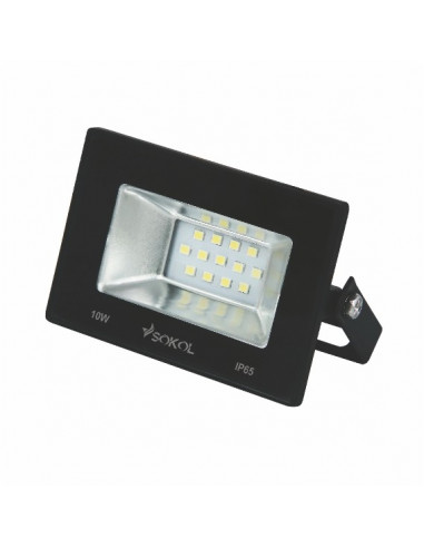 Прожектор LED-SLТ 10w 220В 750lm 6500K Sokol алюминиевый