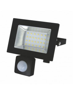 Прожектор LED-SLТ 20w 220В 1500lm 6500K Sokol з датчиком руху