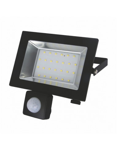 Прожектор LED-SLТ 30w 220В 2250lm 6500K Sokol з датчиком руху