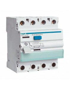 Устройство защитного отключения Hager 4P 25A 30mA A CD425J