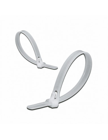 Кабельные стяжки белые 4х250 (100шт) Sokol