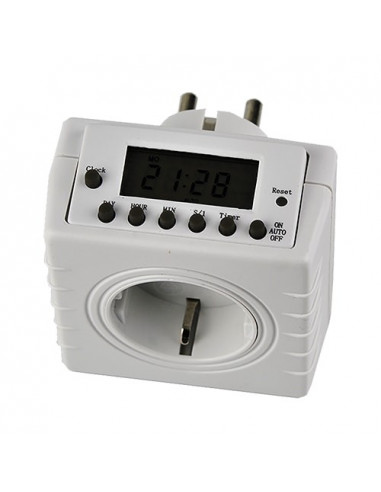 Розетка с таймером (суточная) 3600Вт 16A Feron TM211