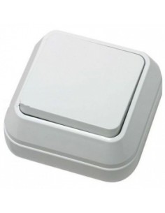 Выключатель Makel 1кл белый IP55