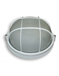 Светильник 100w круглый с решеткой белый SL-1251