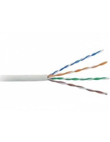 Кабель витая пара UTP Cat 5e медь 4пары CU (100 Мгц) PVC Indoor