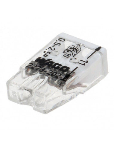 Клемма WAGO COMPACT для распред коробок 2x2,5