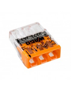 Клема WAGO COMPACT для распред коробок 3x2,5