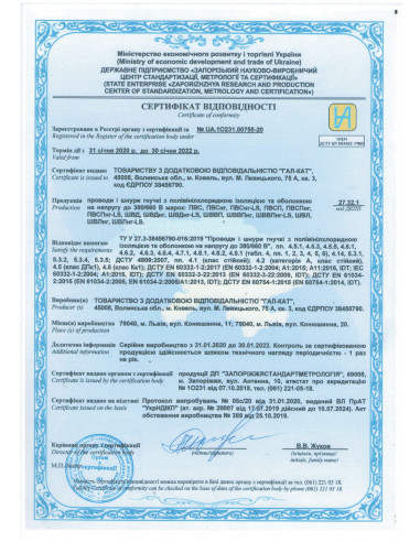 Провод ШВВП 3х1,5 Гал-Кат