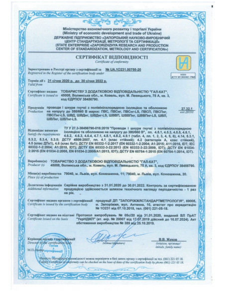 Провод ШВВП 3х4 Гал-Кат