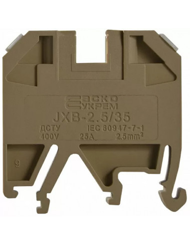 Клеммник JXB-2.5/35 желтый