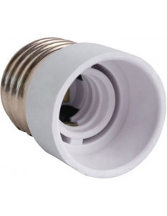 Переходник e.lamp adapter.Е27/Е14.white, с патрона Е27 на Е14