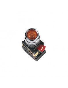 Кнопка ABLFP-22 красная d22 240В IEK