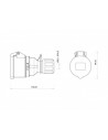 BC1-1505-2312 380V 3P+E+N 16A Роз'єм (поліамід) IP44
