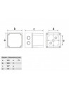 BB2-0531-0063 Термопластікова коробка ABS 120X120X140, IP44
