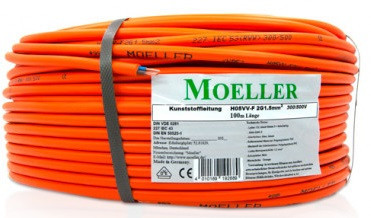 Провід ШВВП, ПВС, ВВГ ТМ «MOELLER» Німеччина