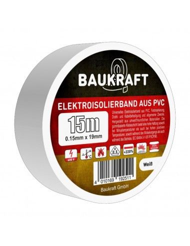 Ізоляційна стрічка ТМ «BAUKRAFT» Germany