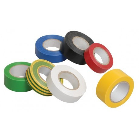Изоляционная лента 0,15мм*18мм*20м ассорти (упак.), SOKOL