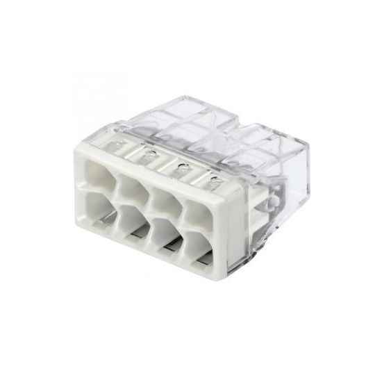 Клемма COMPACT для распределения коробок 8X2,5, прозрачная/серая с пастой, 2273-248, WAGO