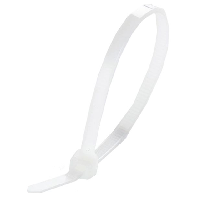 Хомут нейлоновый 5*450 белый (SOKOL) (100)