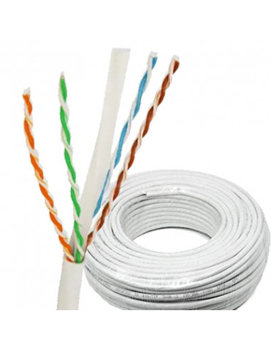 Витая пара U/UTP Cat.6 4PR CU  0,54 PVC Indoor  305м Dialan
