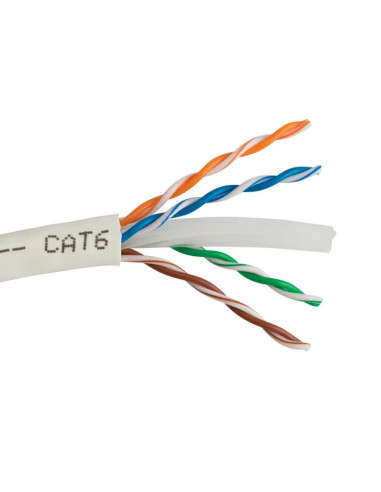 Витая пара U/UTP Cat.6E 4PR CU 0,54 PVC Indoor 305м Dialan