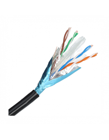Витая пара F/UTP Сат.6 2PR CU (0,57) PE Outdoor 305м ТМ Dialan