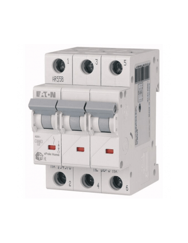 Автоматический выключатель трехполюсный HL C 3P 20A Eaton