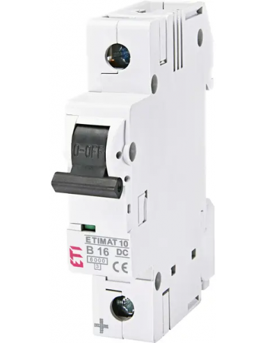 Авт. выключатель ETIMAT 10 DC 1p В 16A (6 kA)