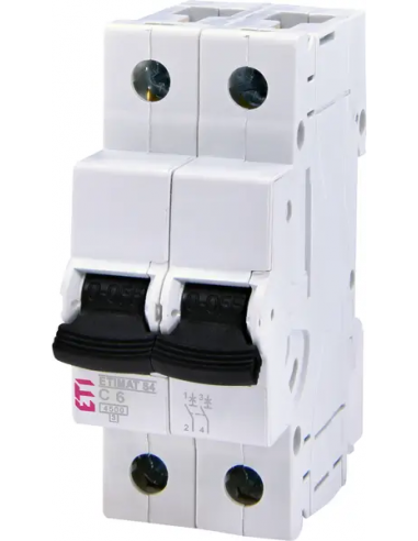 Авт. выключатель ETIMAT S4 2p C 16A (4,5 kA)