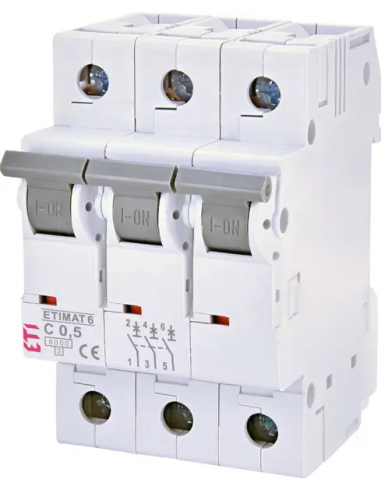 Авт. выключатель ETIMAT 6 3p C 1,6A (6kA)