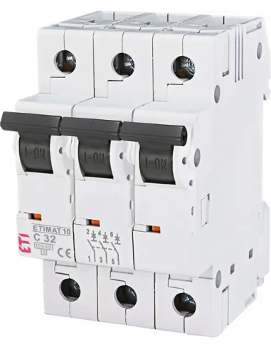 Авт. выключатель ETIMAT 10 3p C 32А (10 kA)