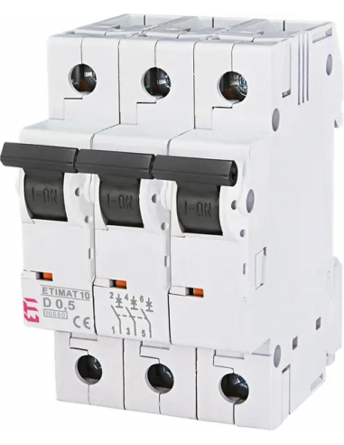 Авт. выключатель ETIMAT 10 3p D 13А (10 kA)