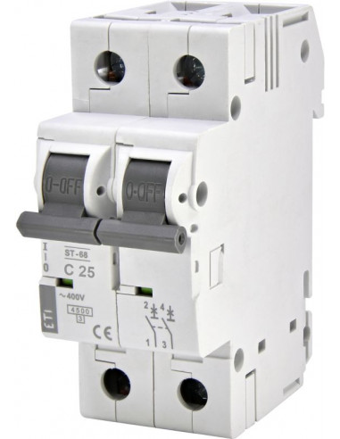 Авт. выключатель ST-68 2p С 25А (4,5 kA)