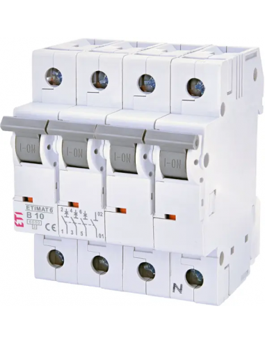 Авт. выключатель ETIMAT 6 3p+N B 40А (6 kA)