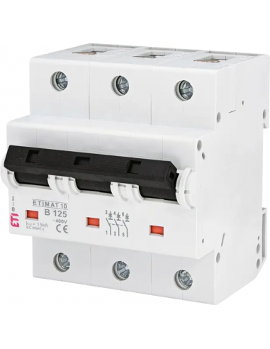 Авт. выключатель ETIMAT 10 3p B 125А (15kA)