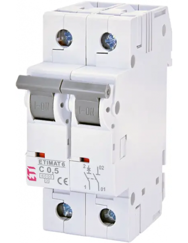 Авт. выключатель ETIMAT 6 1p+N C 10А (6 kA)