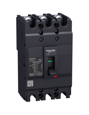 Автоматический выключатель EASYPACT EZC100N 3P 15кА 80A