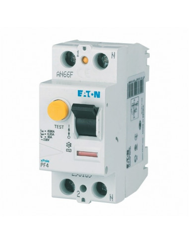 Устройство защитного отключения PF4 2Р 25А 0.03 Eaton