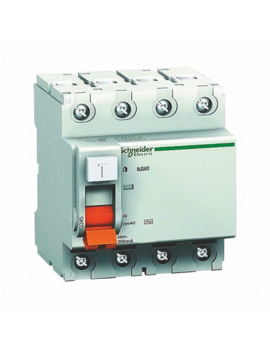 Устройство защитного отключения 4P 25A 30ma Schneider Electric