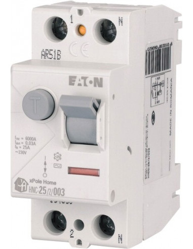 Дифференциальный автомат 2P C 40А 6 кА 30mA HNC Eaton
