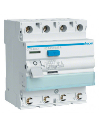 Дифреле CDS440D  ПЗВ QC 4P 40A 30mA A