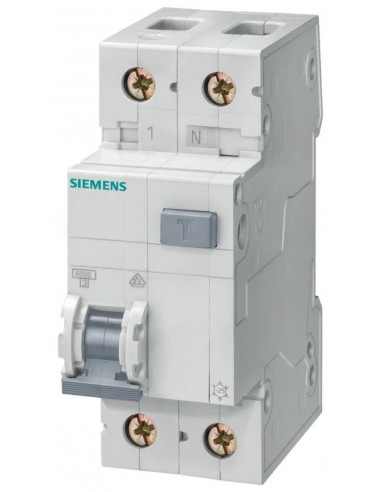 ДИФ.АВТОМАТ SIEMENS ТИП AC, 30MA 1+N-P C16 6KA