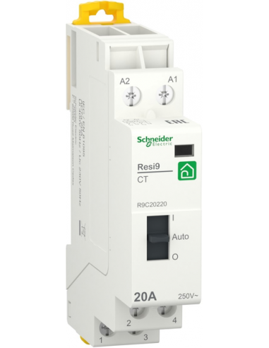 Контактор RESI9 1P+N 20A 2NO ~230В/50Гц
