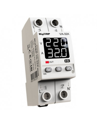 Реле напряжения DigiTOP VA-32А M2W