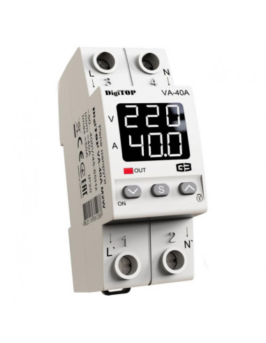 Реле напряжения DigiTOP VA-40А M2W