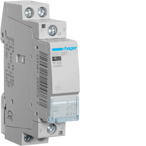 ESC227 Контактор 230В HAGER 25A 1НВ+1НЗ