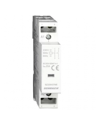 BZ326439ME Модульный контактор 20А 2НЗ 230В AC Schrack