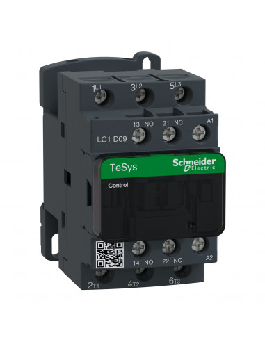 LC1D09Р7 КОНТАКТОР 3Р.9A.НО+НЗ.230В 50Гц