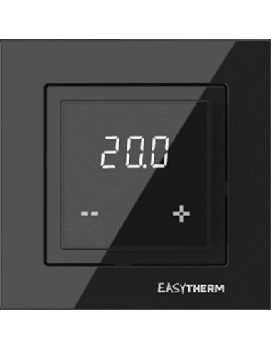 ET-45 терморегулятор с дисплеем температуры Wi-Fi Easytherm, 16А, 3200Вт (черный)
